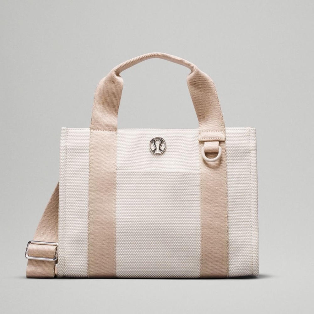 Lululemon Two-Tone Canvas Mini Tote Bag